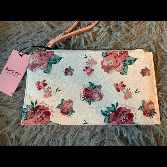NWT Floral Juicy Couture Wristlet - Picture 3 of 8